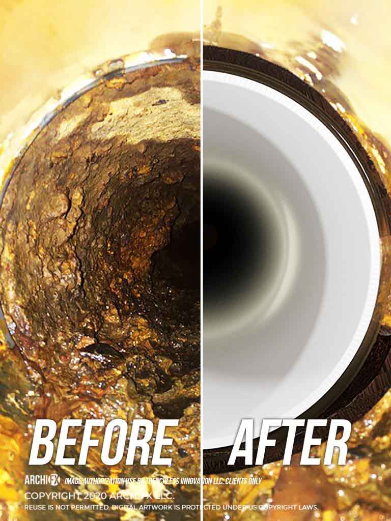 before-after-trenchless-pipelining